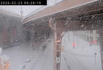 Brooklyn Bridge Hub peak storm frame