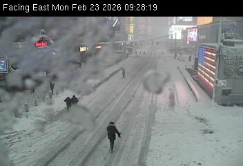 Times Square peak storm frame